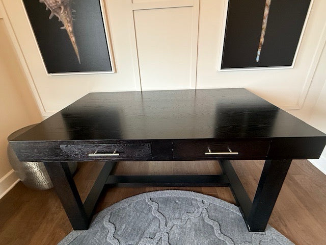 Mandalay Ebony  2 Drawer Pacifica  Desk  60x36x30