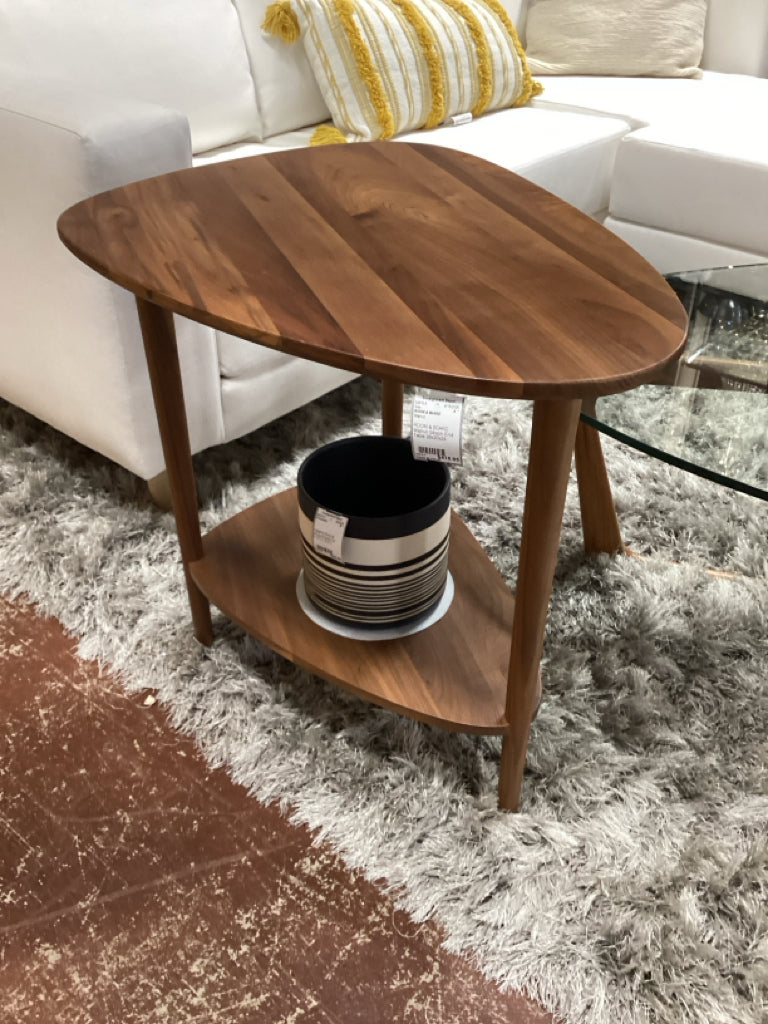 ROOM & B0ARD Walnut Gibson End Table 26x20x24