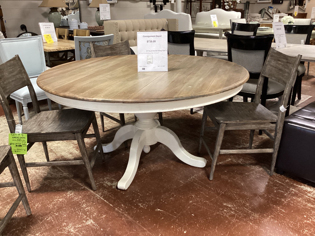 60" Round Bramble Dining Table "As Found"