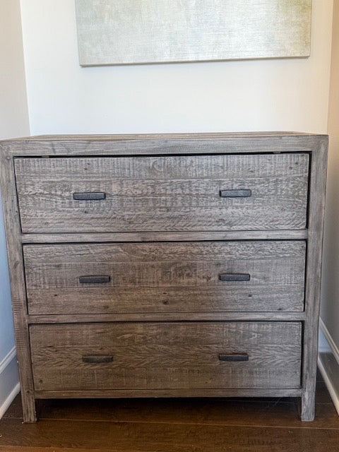 Four Hands GREY Caminito 3 Drawer Dresser-Blk Olive 33x17x32