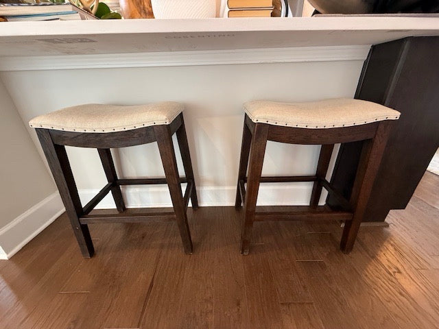 PAIR Orient Express Bar Stool 19X13X26