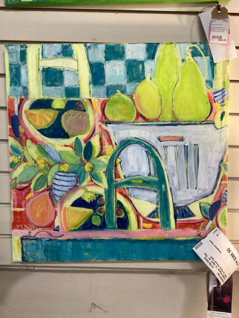 Original Artwork "A Seat At The Table" by Phyllis Kirsch Dell