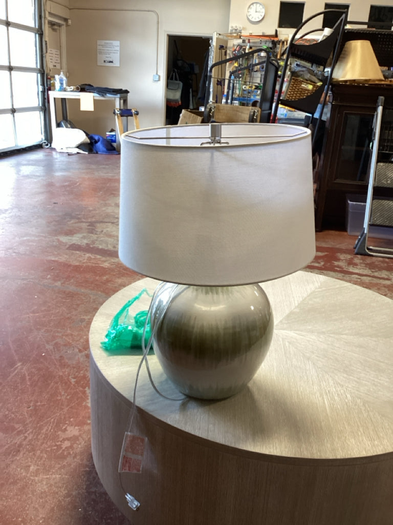 Griffei Designer Glazed 23" H Lamp with Shade