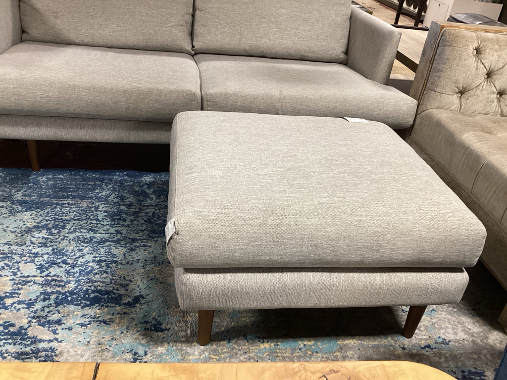 Article Burrard Ottoman in Seasalt Gray Fabric 29"W x 26"D x 18"H