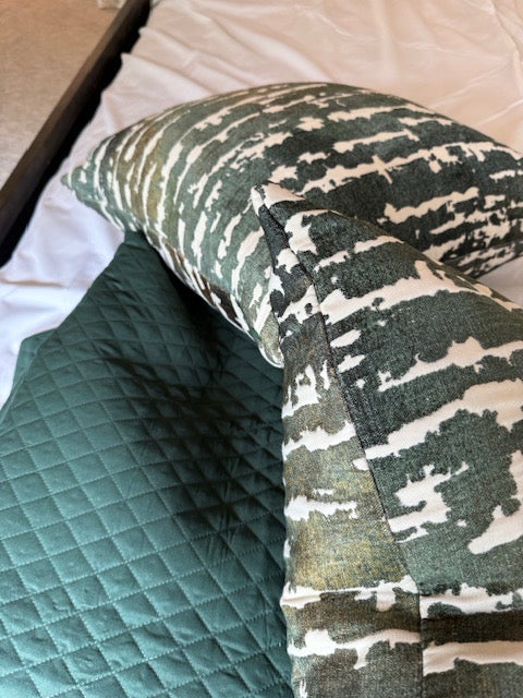 King Green Velvet Blanke