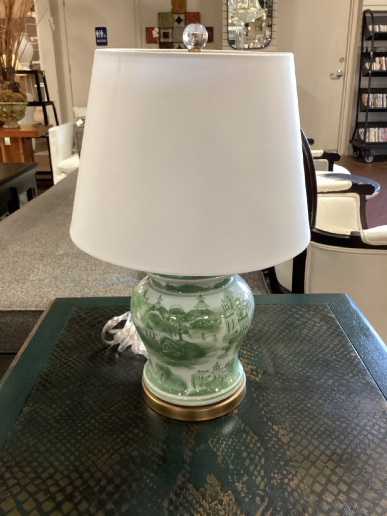 Green Willow Accent Lamp 20"Tall