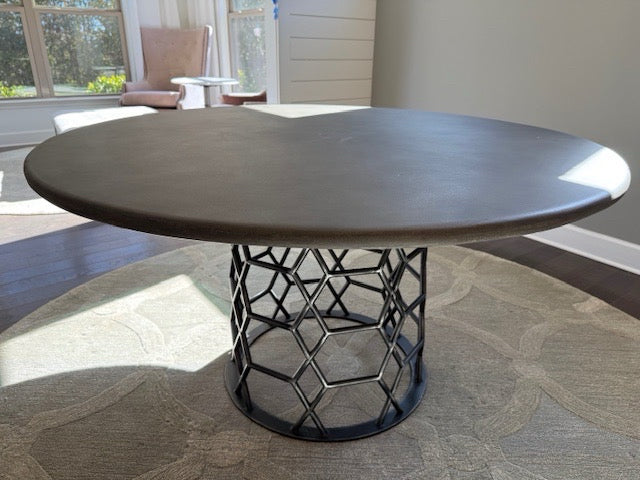 Four Hands Arden Dining Table 54x30 Cement Top