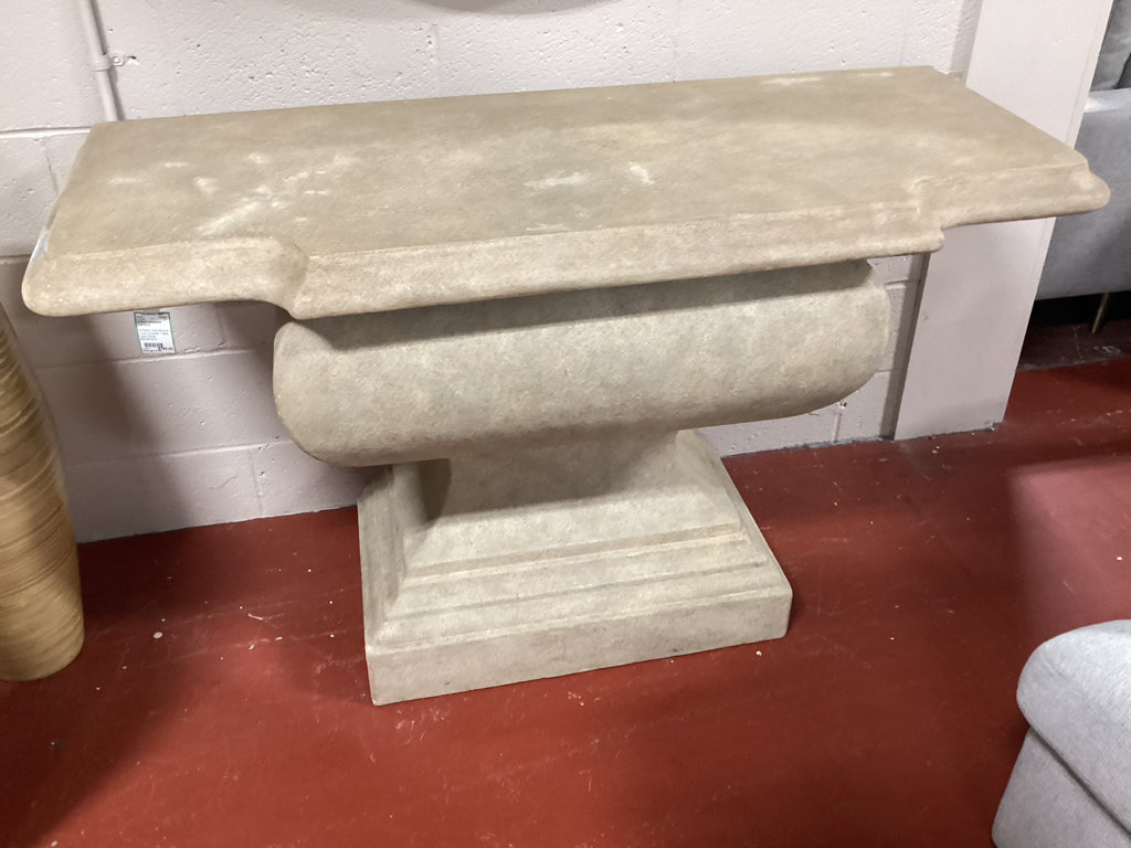 Artifacts International "Nile Console" Table Cast Stone 56x22x33.5