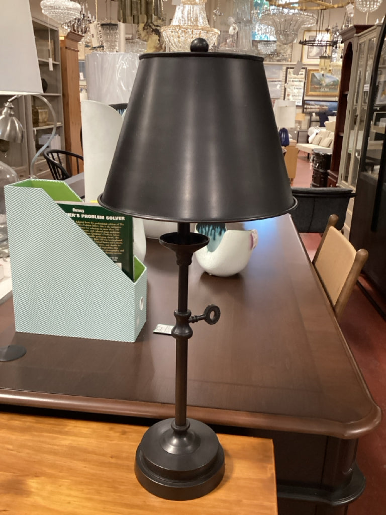 Pottery Barn Table Lamp in Black 22"H
