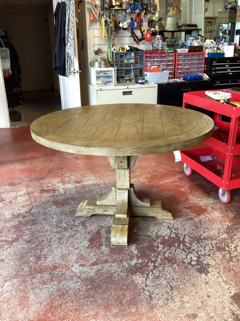 48" Round pedestal base Dining Table