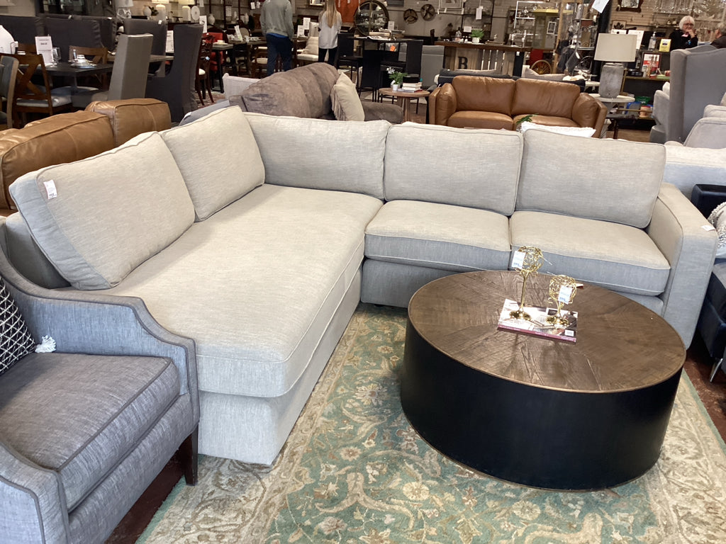 Havenly James  Wheat 3-Seat Bumper Sectional CD8JVSJD