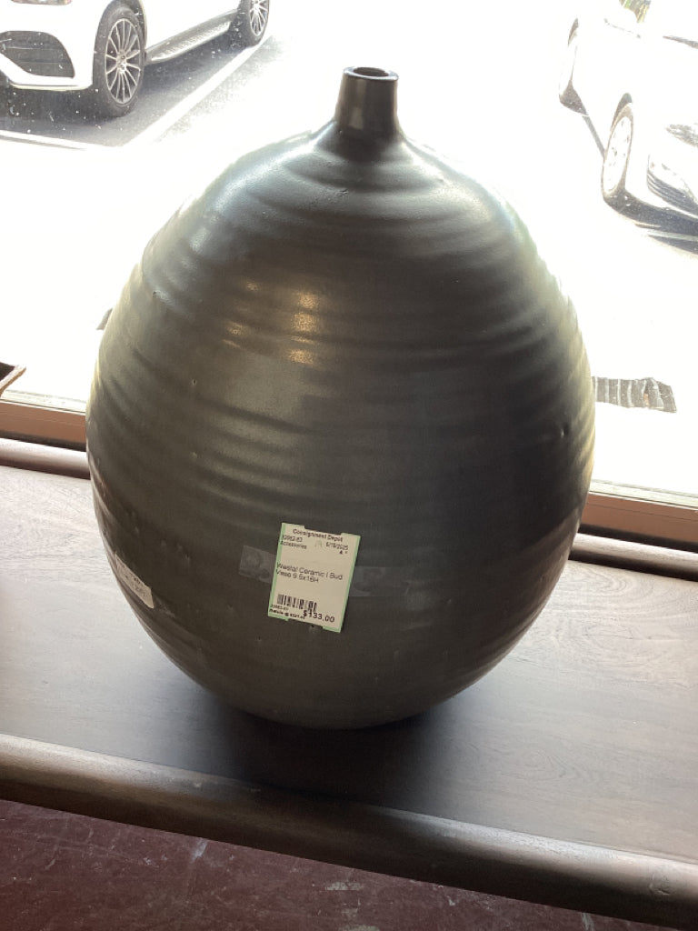 Westal Ceramic l Bud Vase 9.5x16H