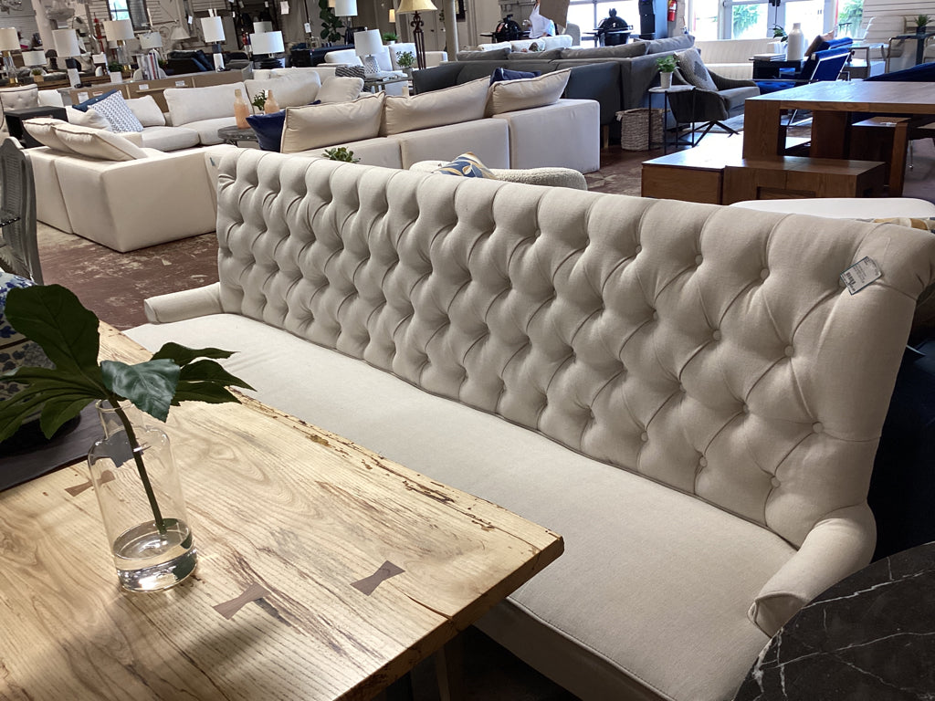 4 Hands Cream  Banquette Dining Bench 95.25x41x28