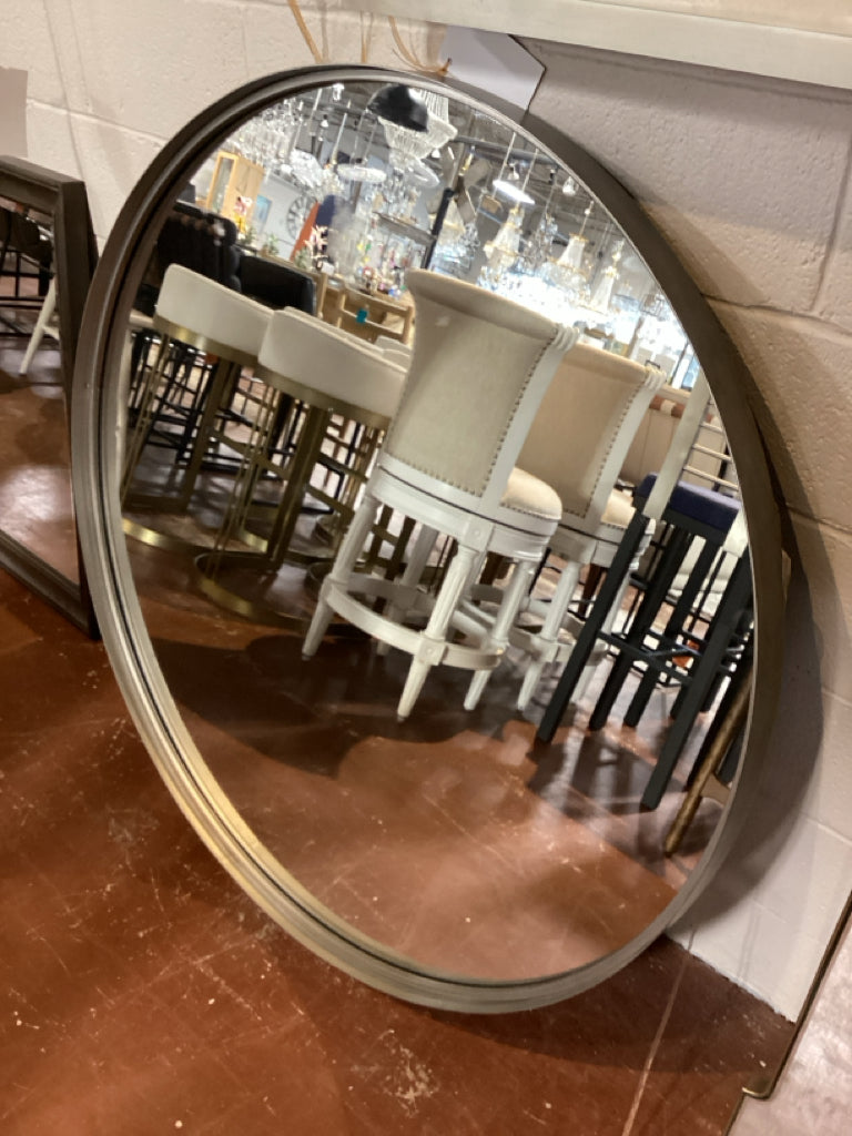 Uttermost Revelation Round  Mirror, Silver Finish 47.5"
