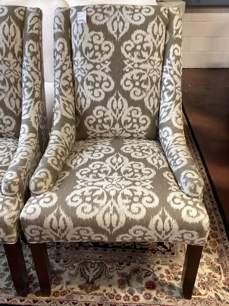 Pair of  Classic Arm Accent Chairs  41" X 30" X 27"