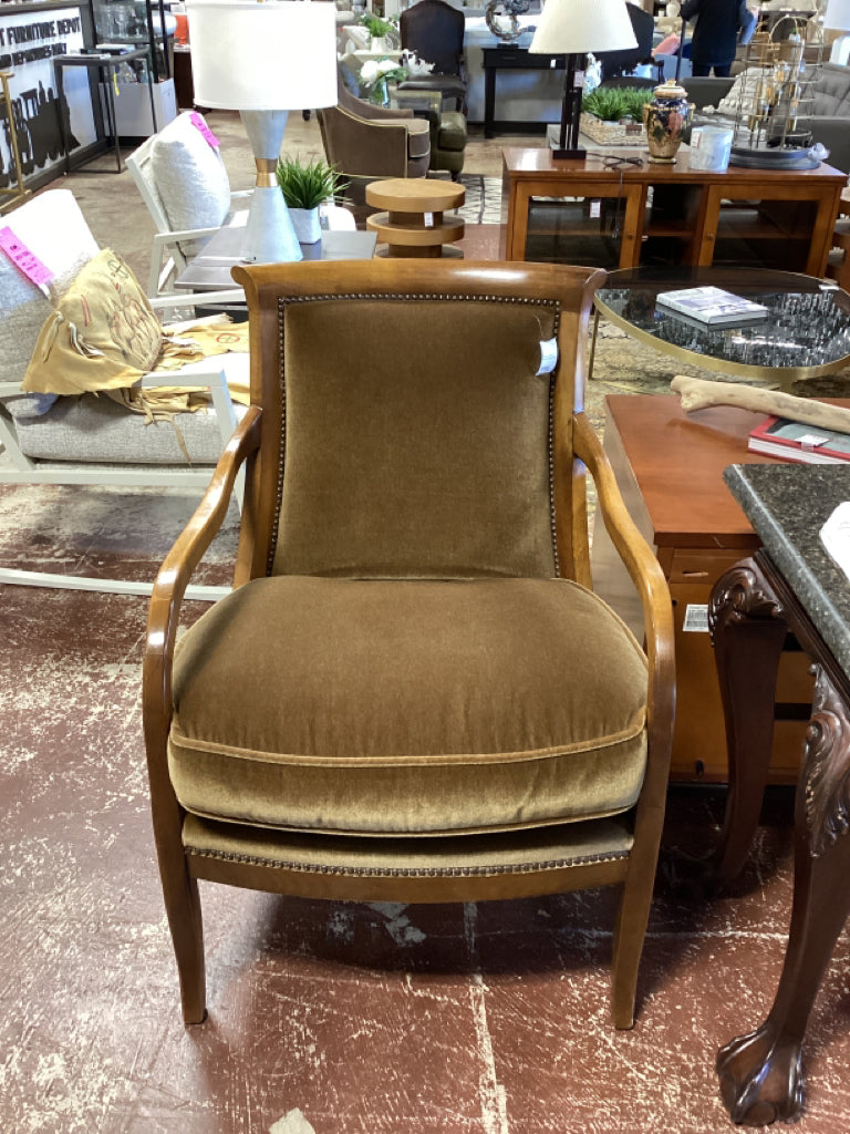 Heirloom Mohair French Empire Chair