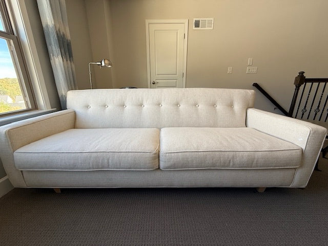 Rowe Dorset Large Sofa,2 Cushion, Cream 88x24x31