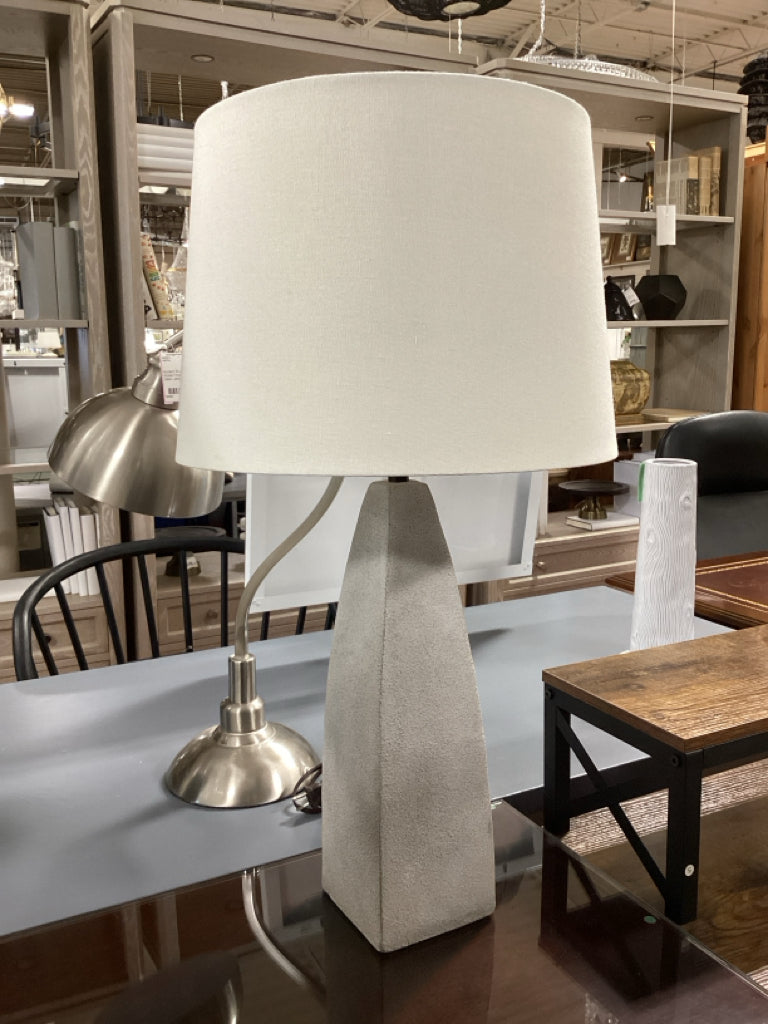 Room & Board Concrete Table Lamp 25"H