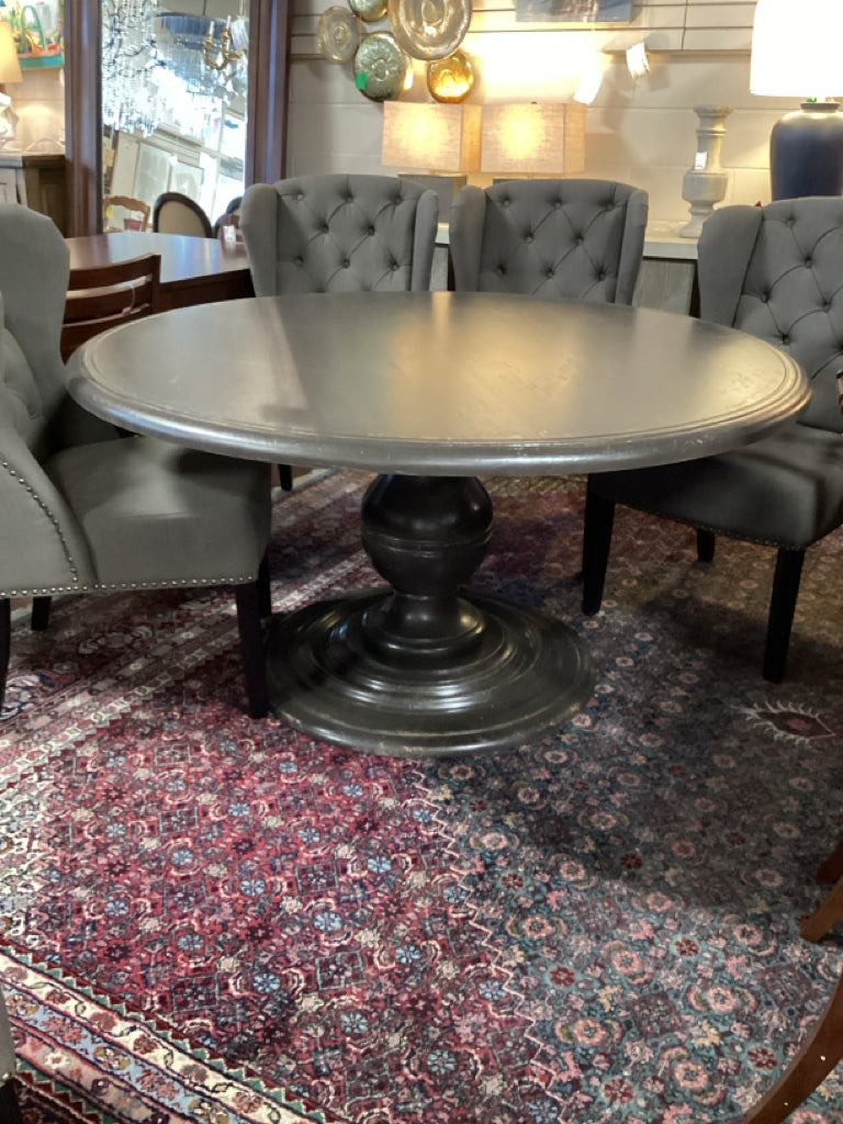 Arhaus Dining Table / grey distressed  58" round