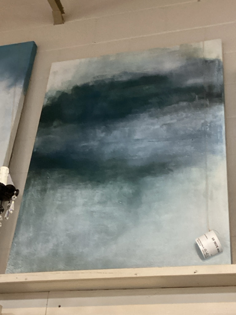 Witching Hour in Blue/Green/Gray Art 36" x 50"