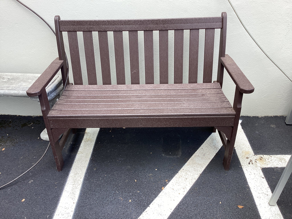 Brown Polywood Bench