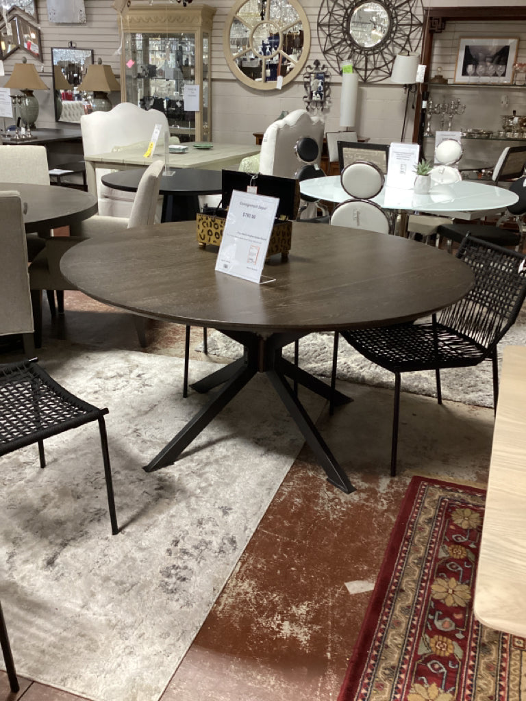 Four Hands Hughes Spider Round Dining Table 60 x 30