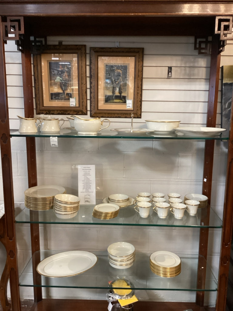 Lenox Eternal Gold Rim China - 81 Pieces
