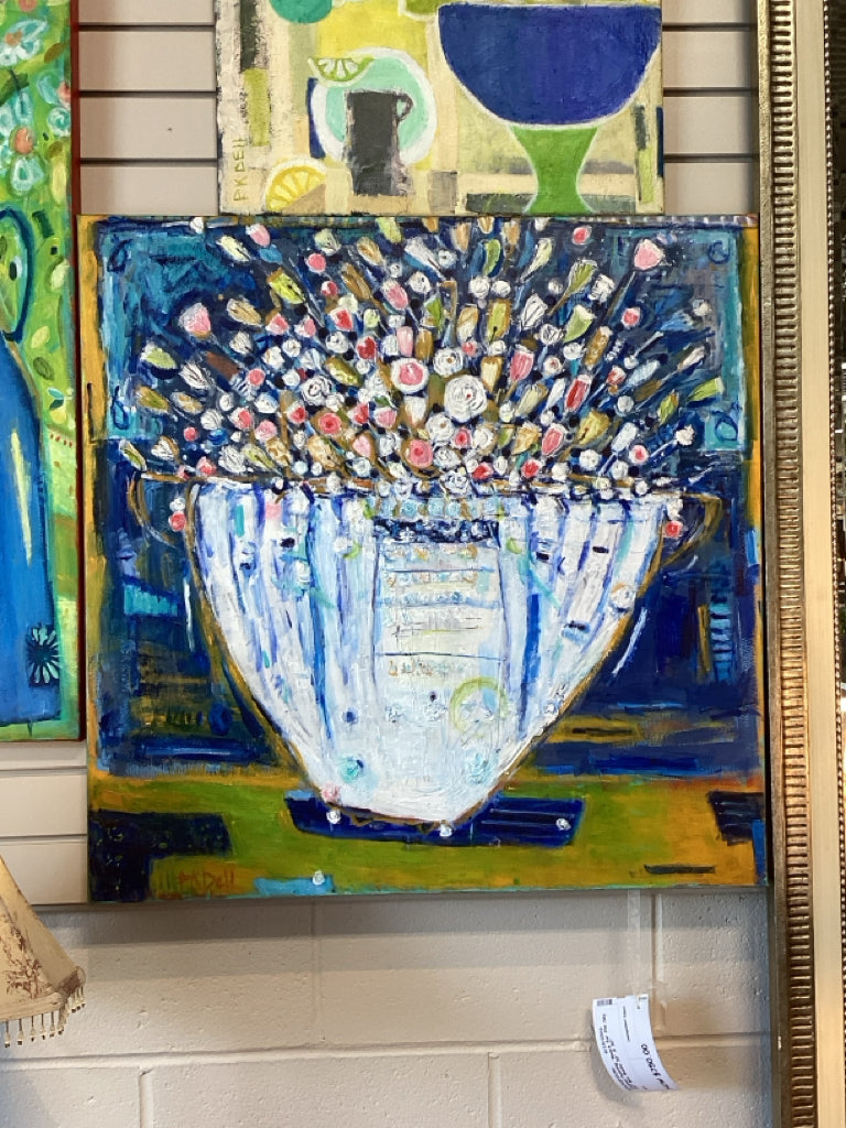 Original Painting "Reach for the Sky III" Mix Media 30" X 30"