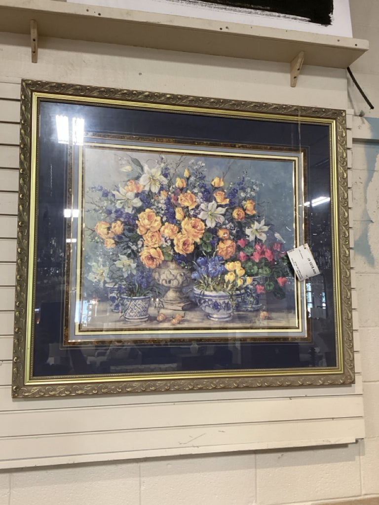 Floral Framed Art 45x39