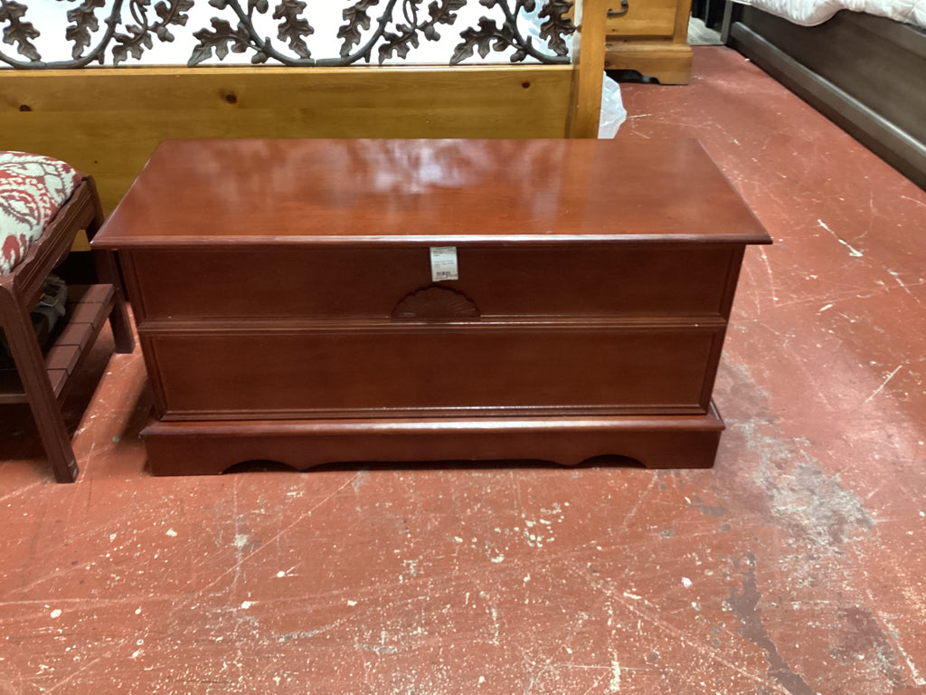 Paula Warm Brown Cedar Chest 40"Wx 16"xD