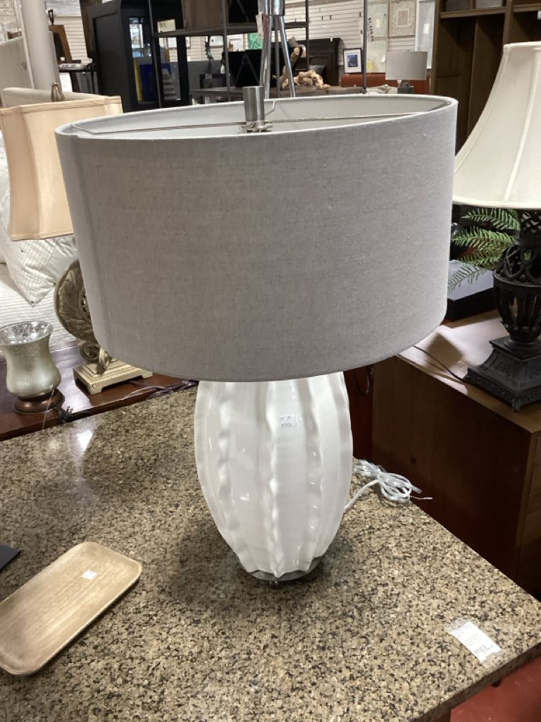 Uttermost White Organic Table Lamp