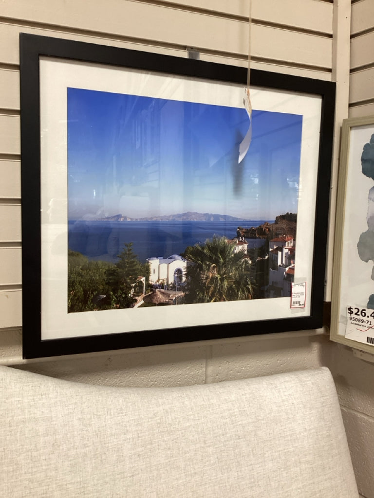 B. Barrickman photo /  Datca Turkey / black frame 26 x 22