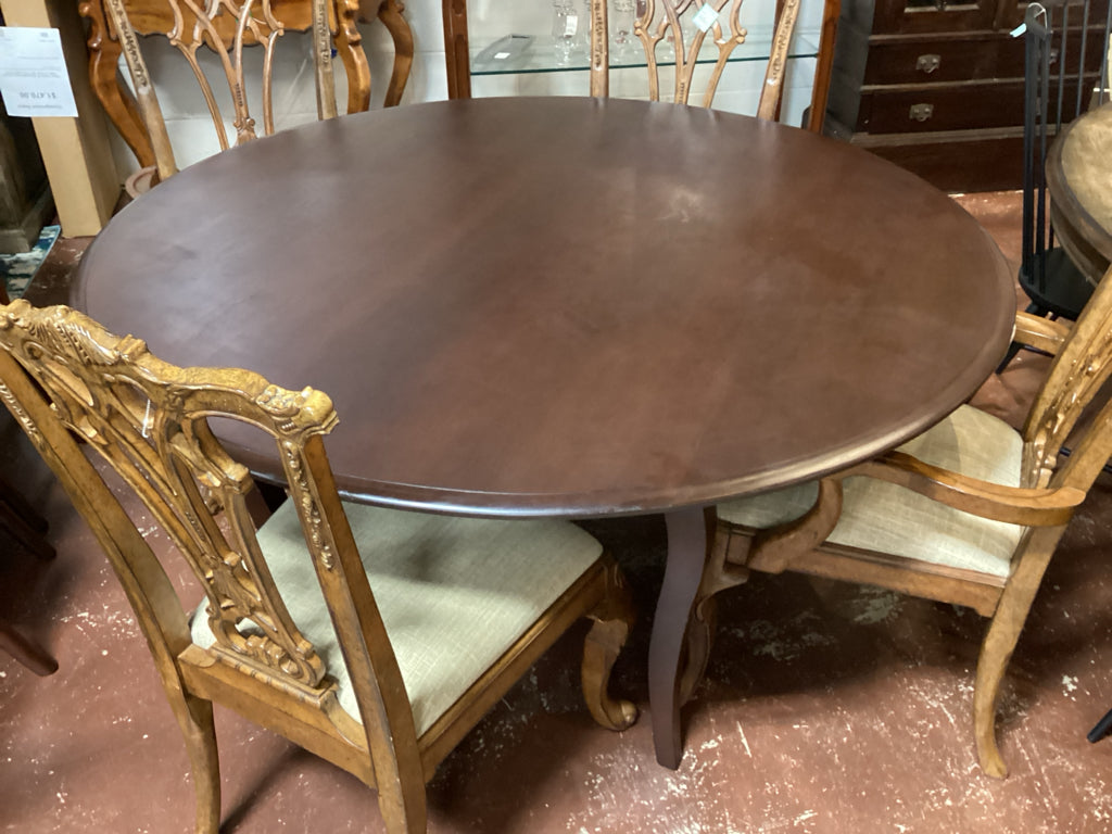 Custom Built Solid Cherry 60" Round  Dining Table
