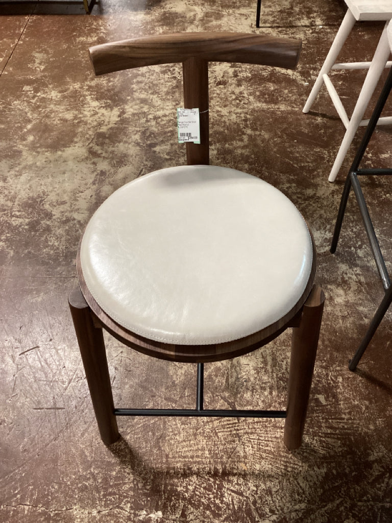 Range Counter Stool Pearl/Walnut 4LCSPZY5