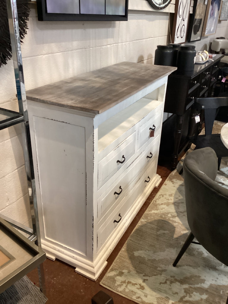 Dresser/Media cabinet 4 Drawers 37"Wx28"T x 16.5"D