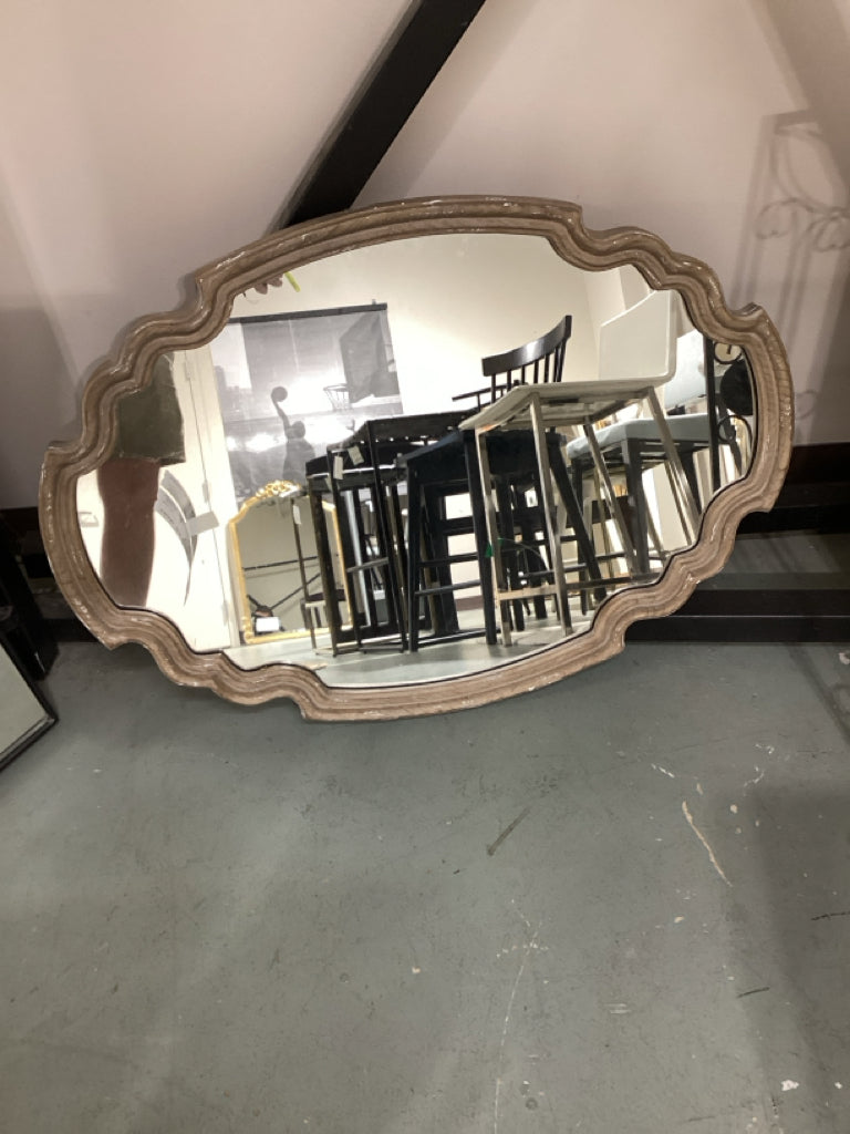 Uttermost Ludovica Aged Wood Mirror 35x24