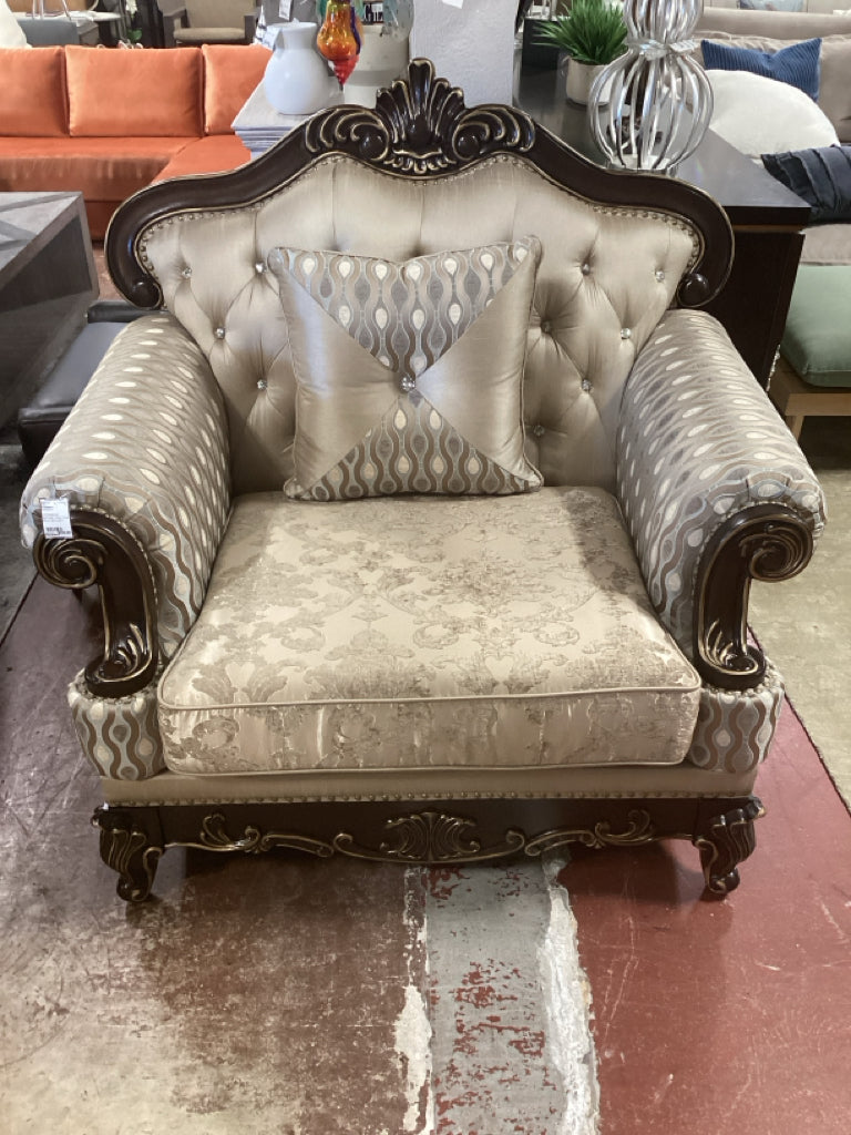 Homelegance Balthasar Cherry Chair 48 w x 38 d x45 h