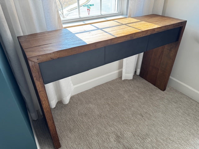 Four Hands Hamlin Modern wood console table; 60x17x36