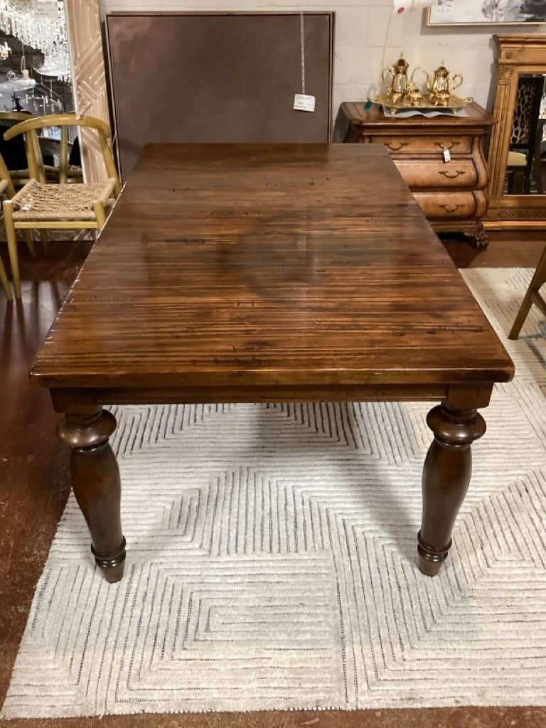 Rectangular Wood Dining Table w/ Butterfly Leaf 32.25" x 73" x 42"
