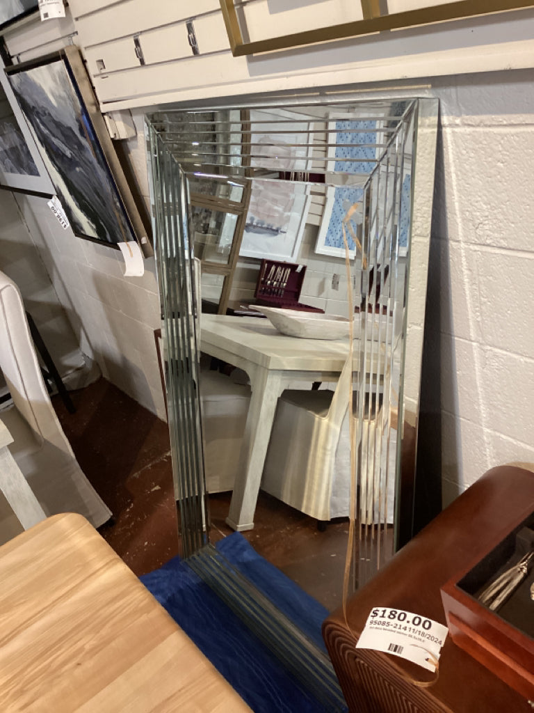 Art deco beveled mirror 58.5x39.5