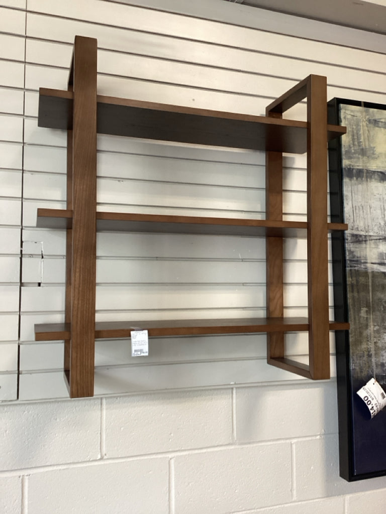 Index Wall Shelf in Walnut 32" W x 10" D x 32"  H 6QW46LCK
