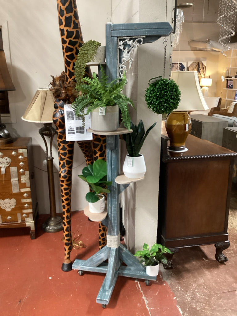 Rustic cloud tree Plant Stand 28 x 73