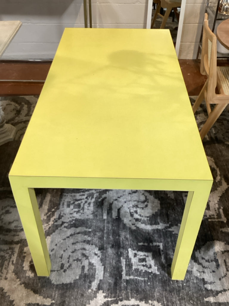 Yellow Dining Table 60" x 30"  "As Found"