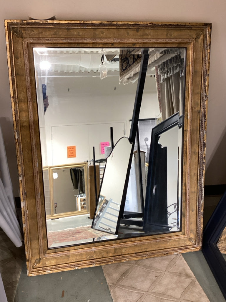 Uttermost Rustic Gold Framed Mirror  49"  X 39"