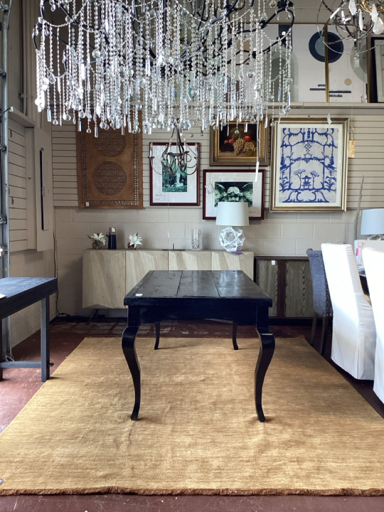 Distressed  Black  Dining Table 67x36x30