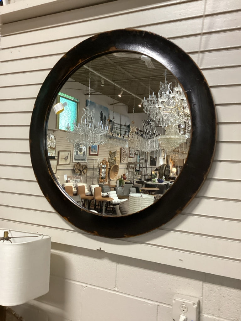 Crate and Barrel Round Mirror 38"