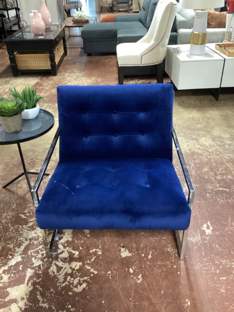 Tilton Indigo Chair 31x30x30