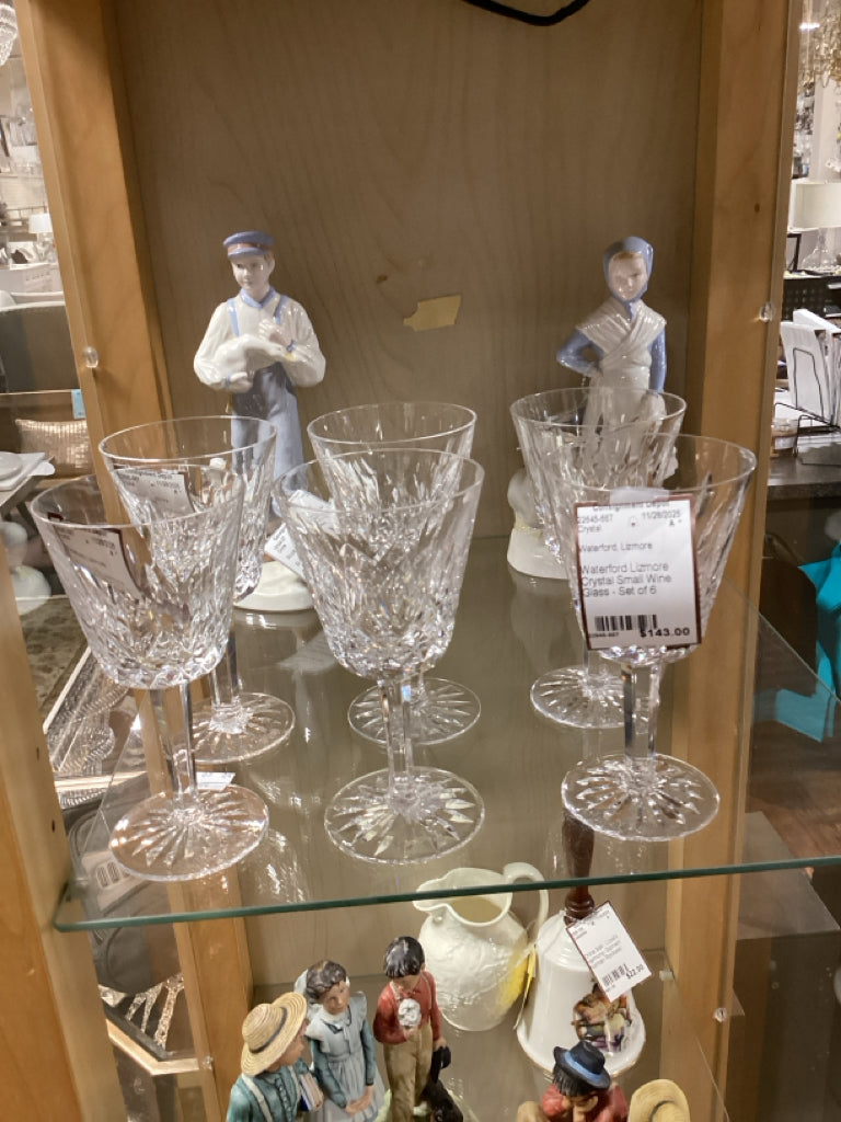 Waterford Lizmore Crystal Small Wine Glass - Set of 5