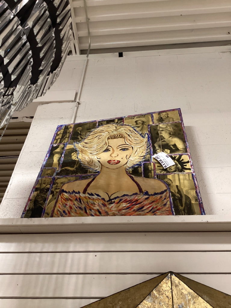 Mixed Media Marilyn Art