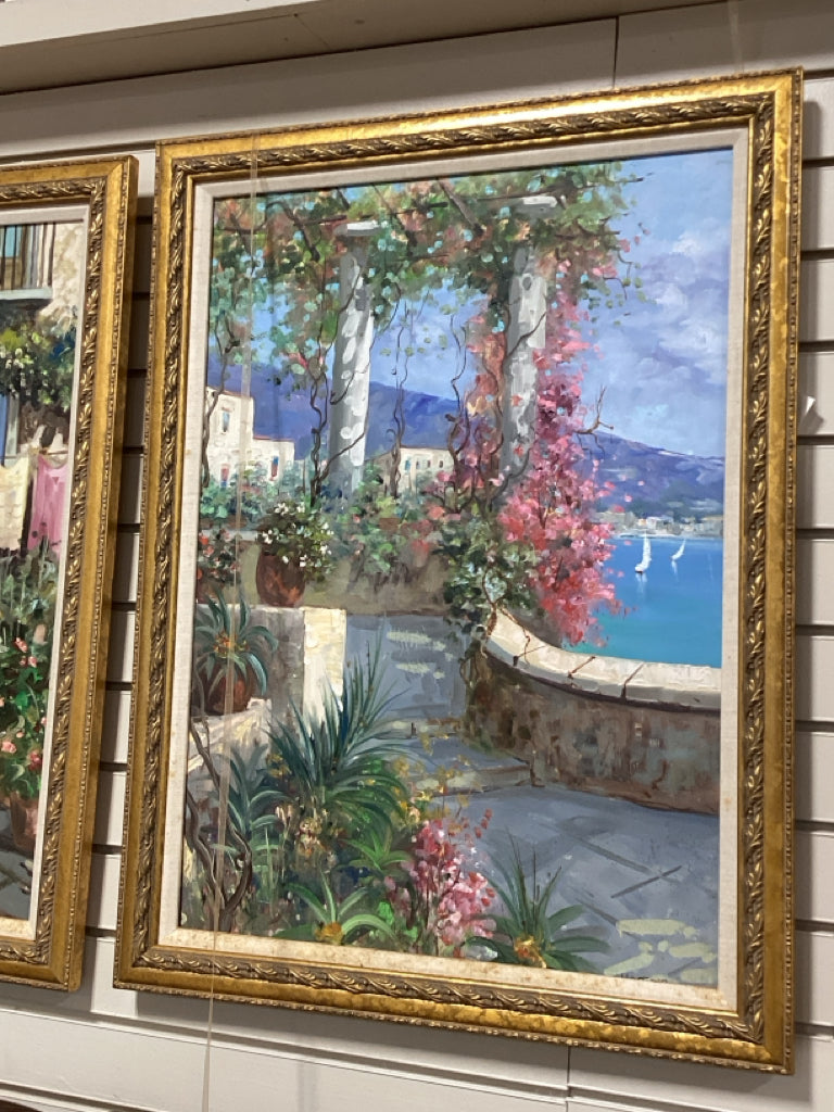 Garden Walkway Overlooking the Bay 23x31